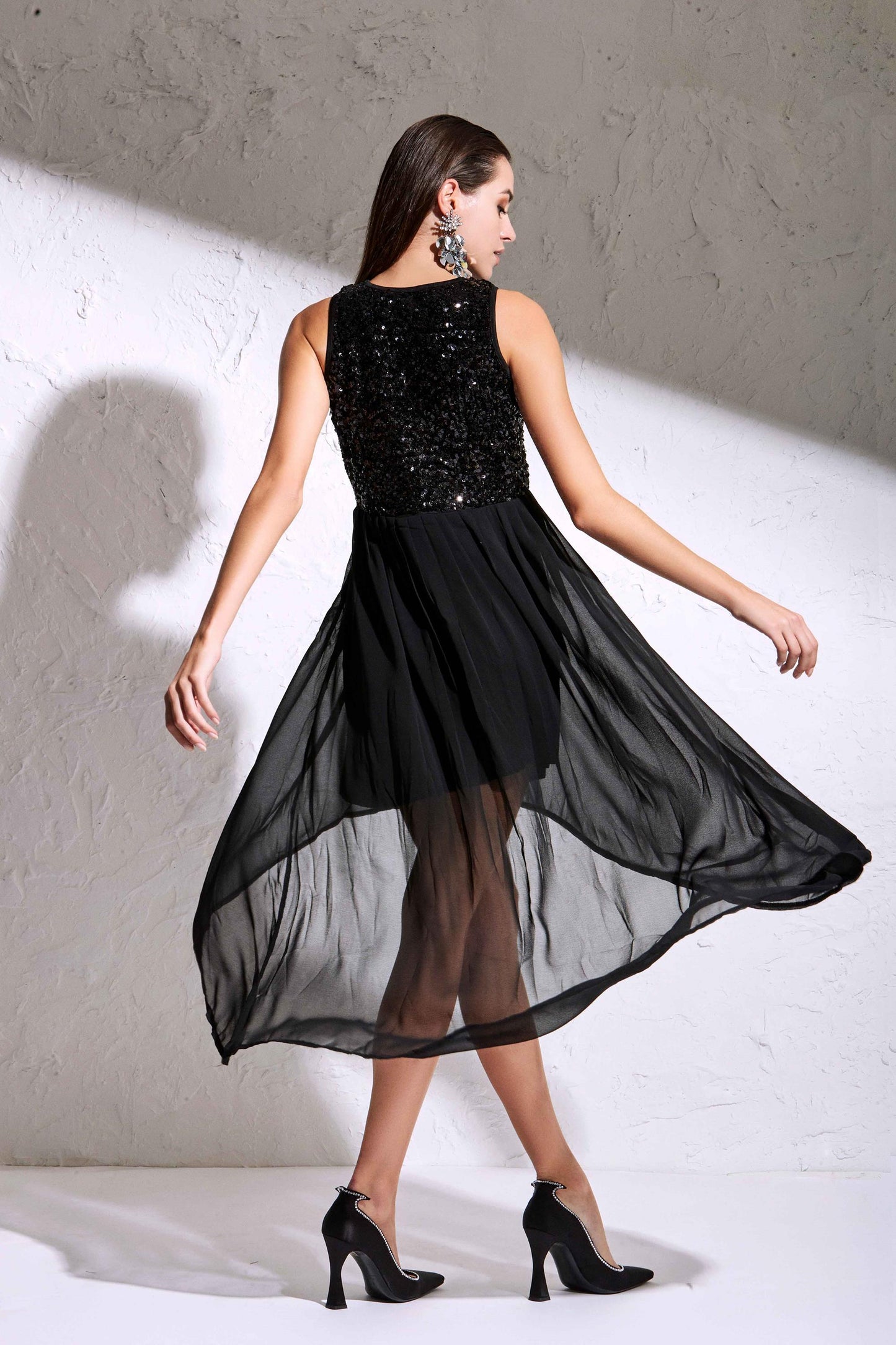 Vestito elegante con paillettes