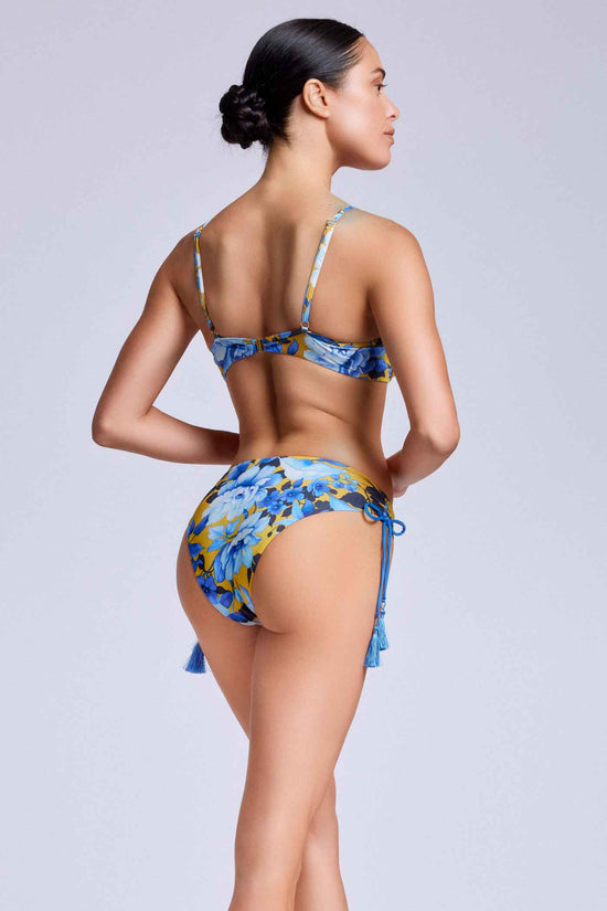 Bikini push-up Artemisia Indigo Flower