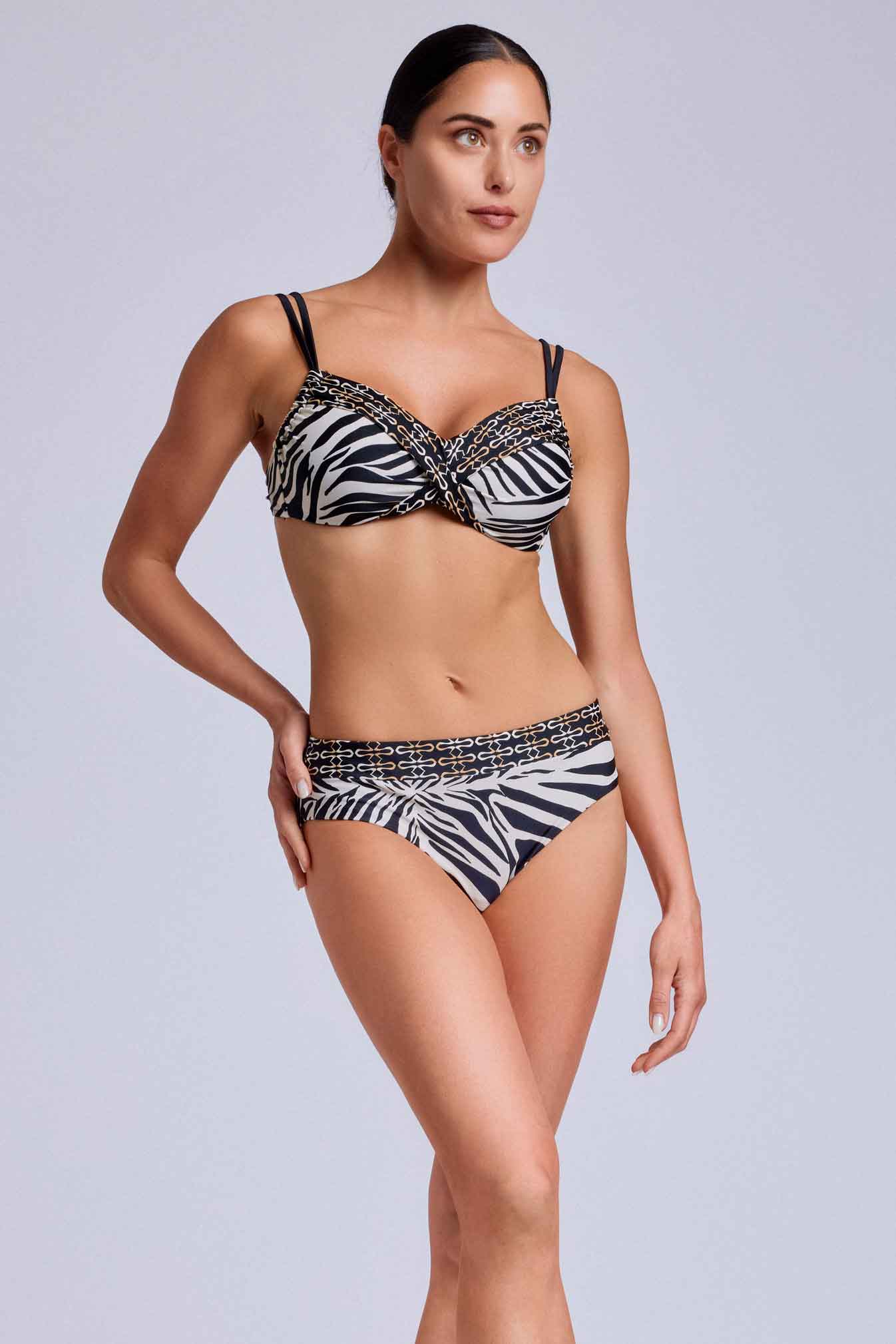 Bikini zebrato Camelia coppa D