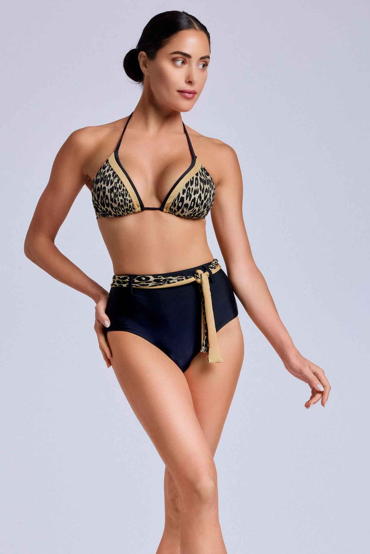 Bikini a triangolo Titti Leopardato