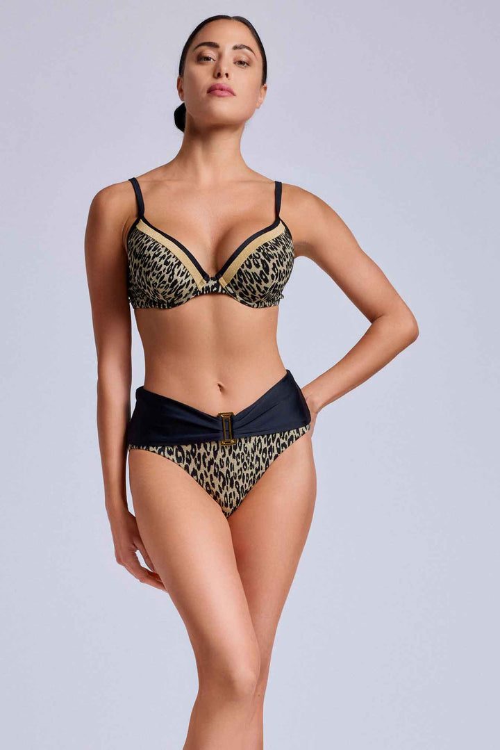 Bikini push-up Artemisia Leopardato