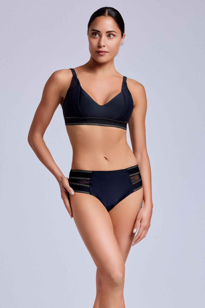 Bikini nero con coppe Guenda