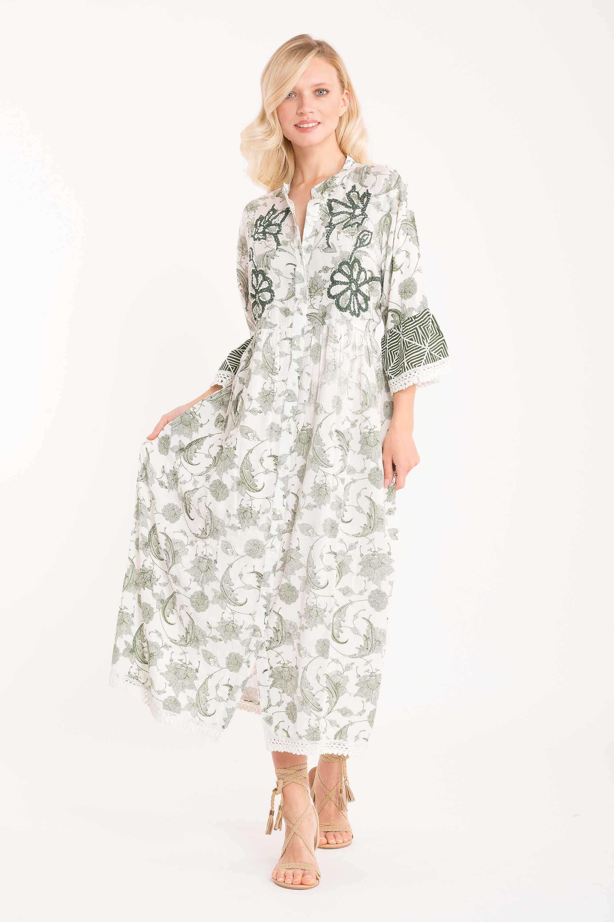 Lily 3/4 sleeve dress