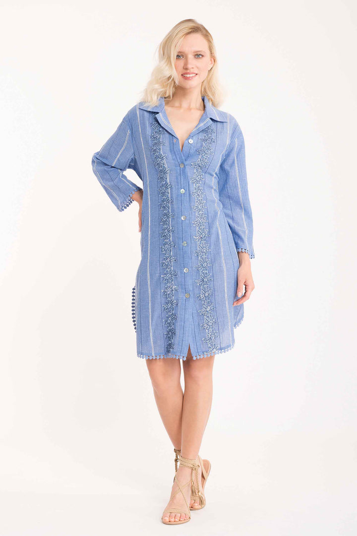 Romina 3/4 sleeve shirt dress