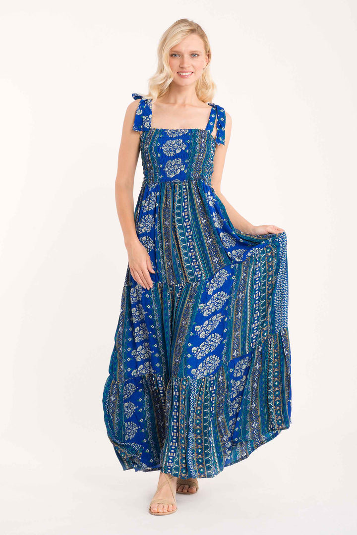 Lidia strappy maxi dress