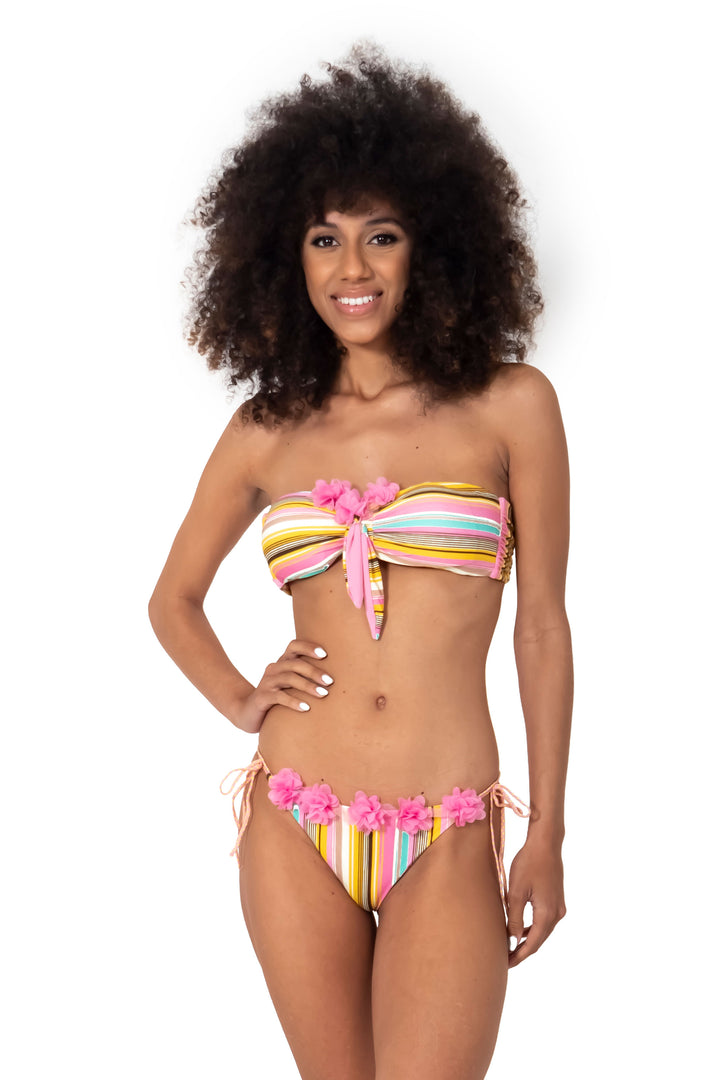 Bikini a fascia Lime Marshmallow