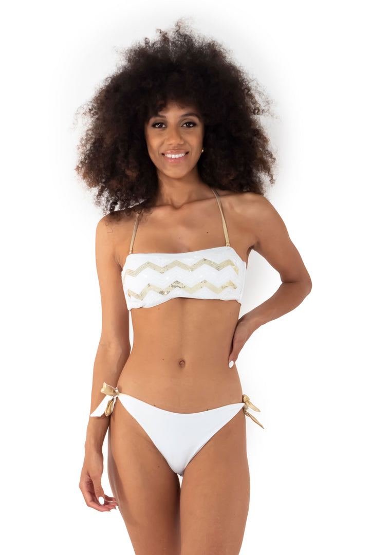 Bikini a fascia Ribes Luxe Gold